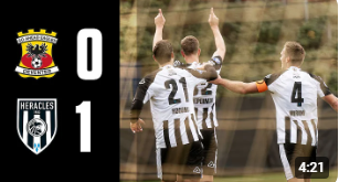 Heracles Almelo wint besloten oefenwedstrijd   met samenvatting